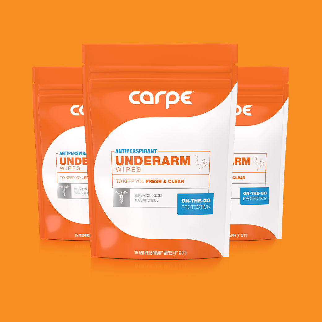 My Carpe Underarm Wipes 3-Pack